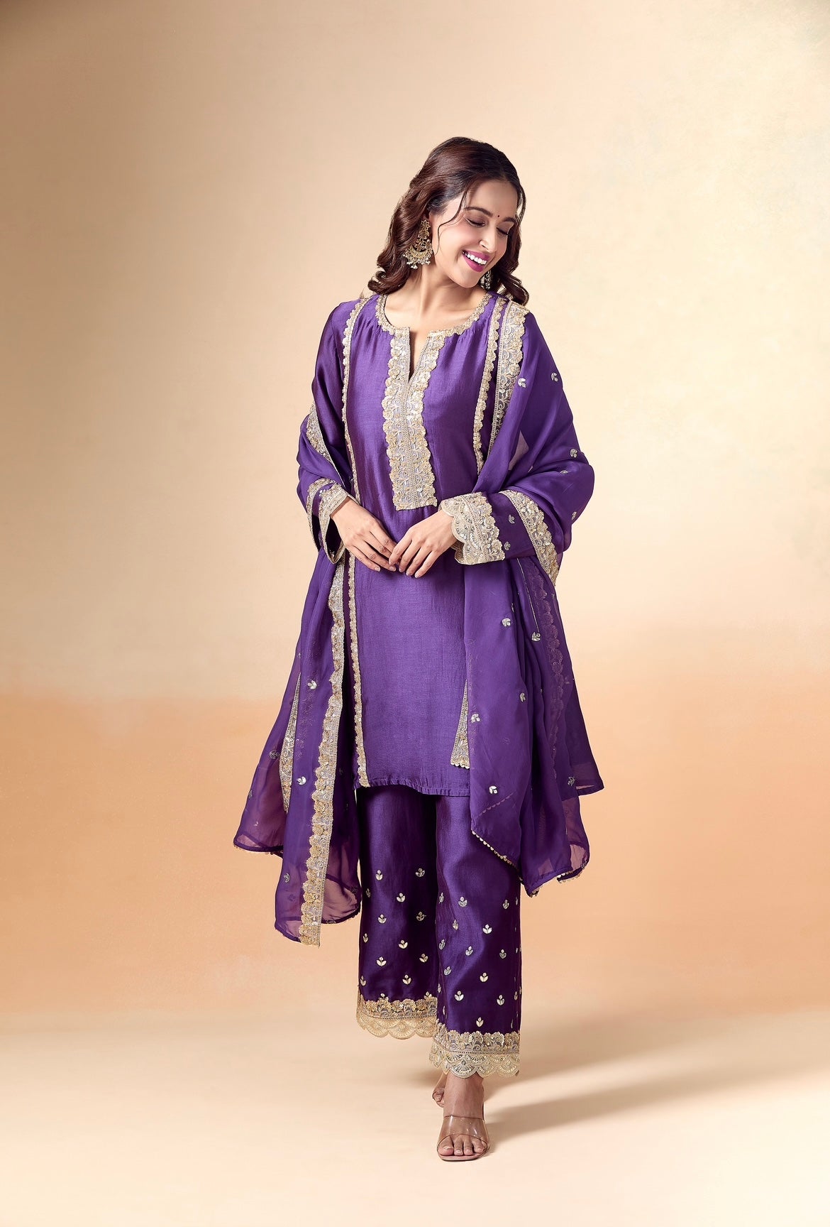 PURPLE HEAVY SUIT SET