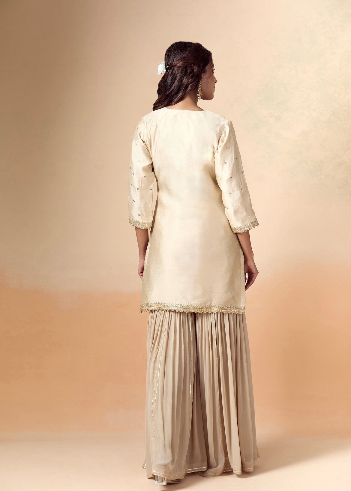 BEIGE HEAVY SUIT SET