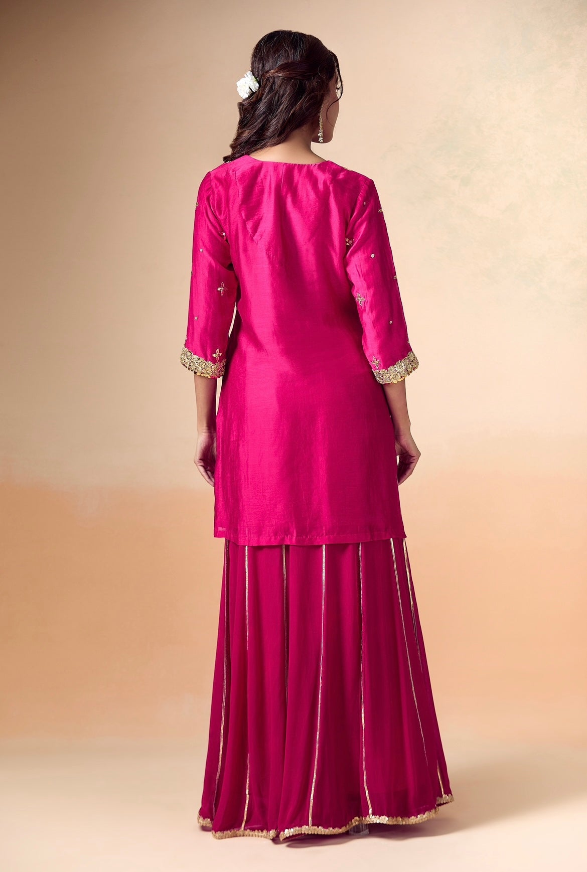 RANI PINK HEAVY SUIT SET