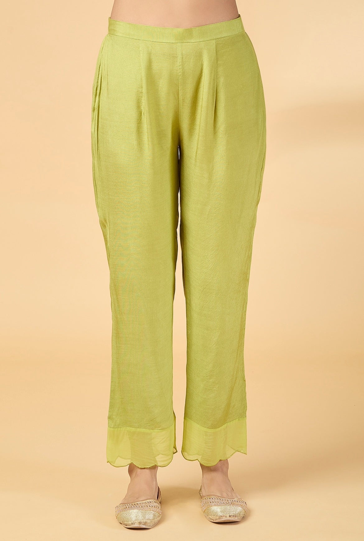 GREEN EMBRODIERED SUIT SET