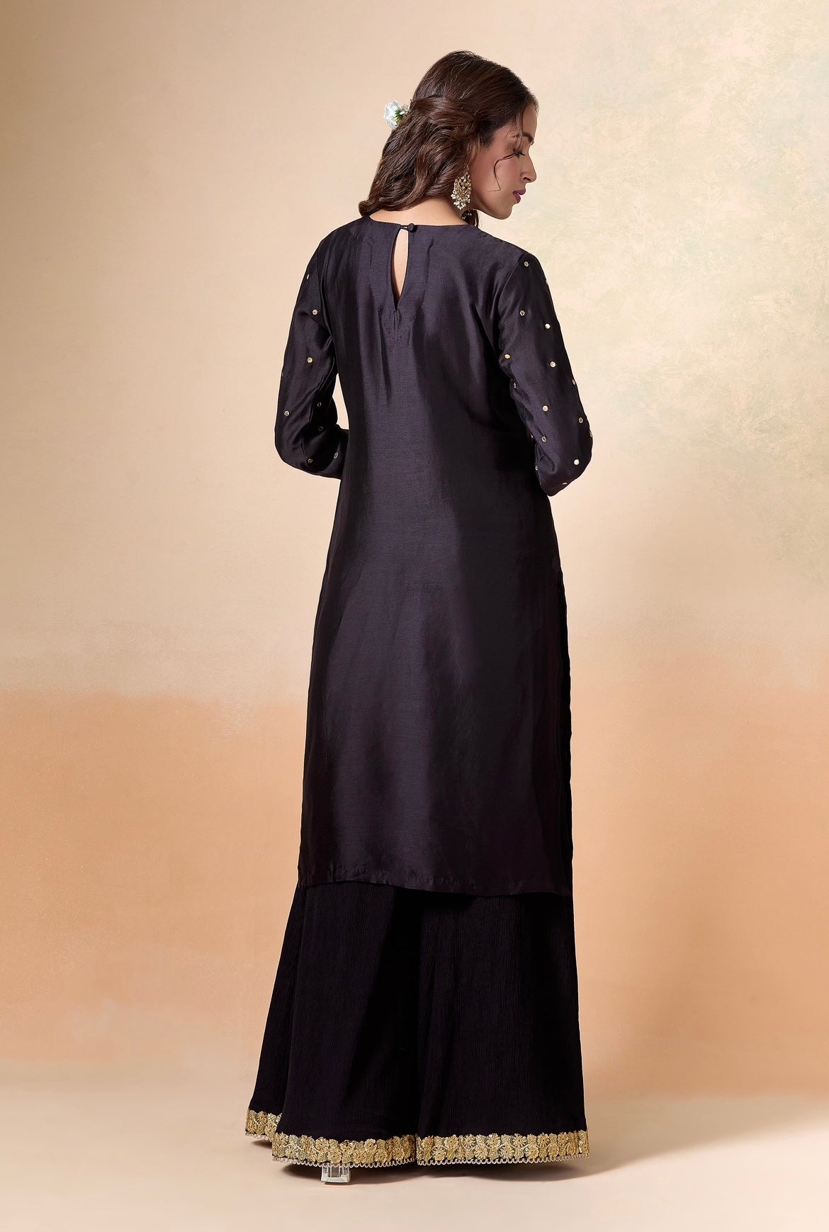 BLACK HEAVY SUIT SET