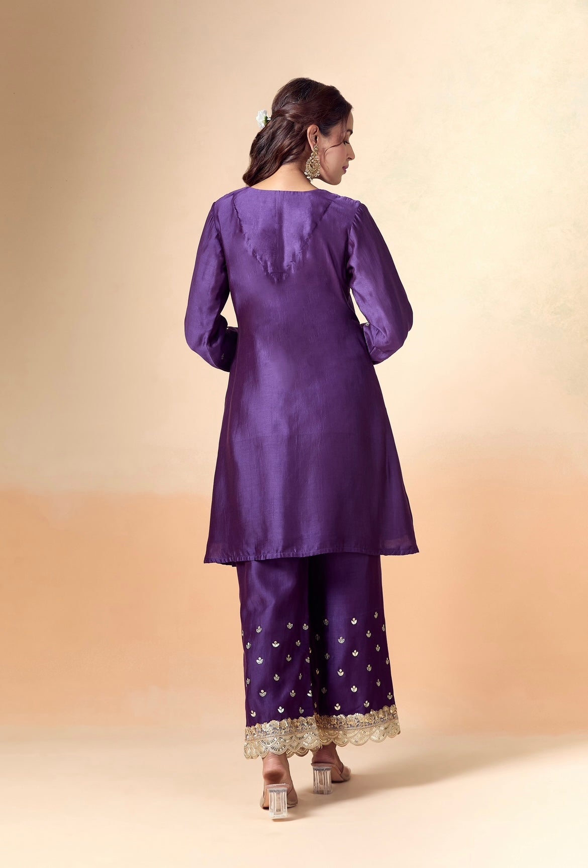 PURPLE HEAVY SUIT SET