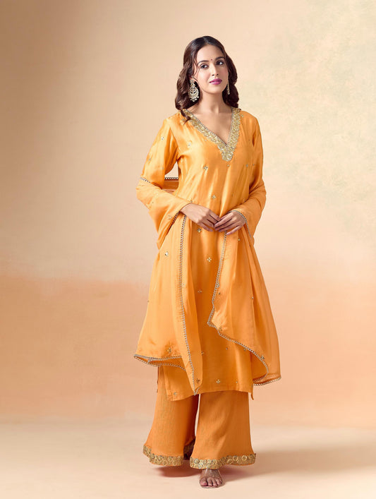 ORANGE HEAVY SUIT SET
