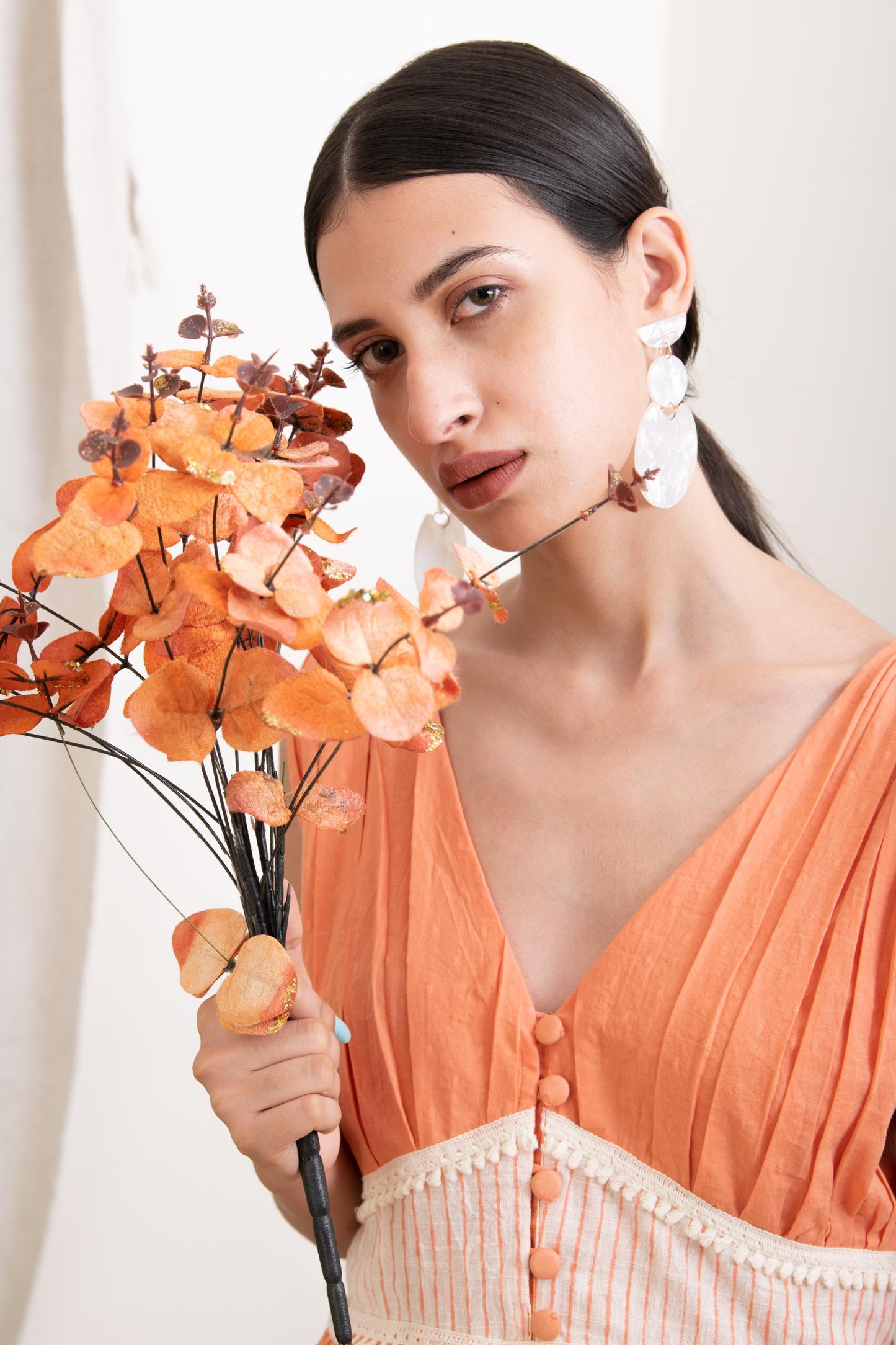 ORANGE MAXI DRESS