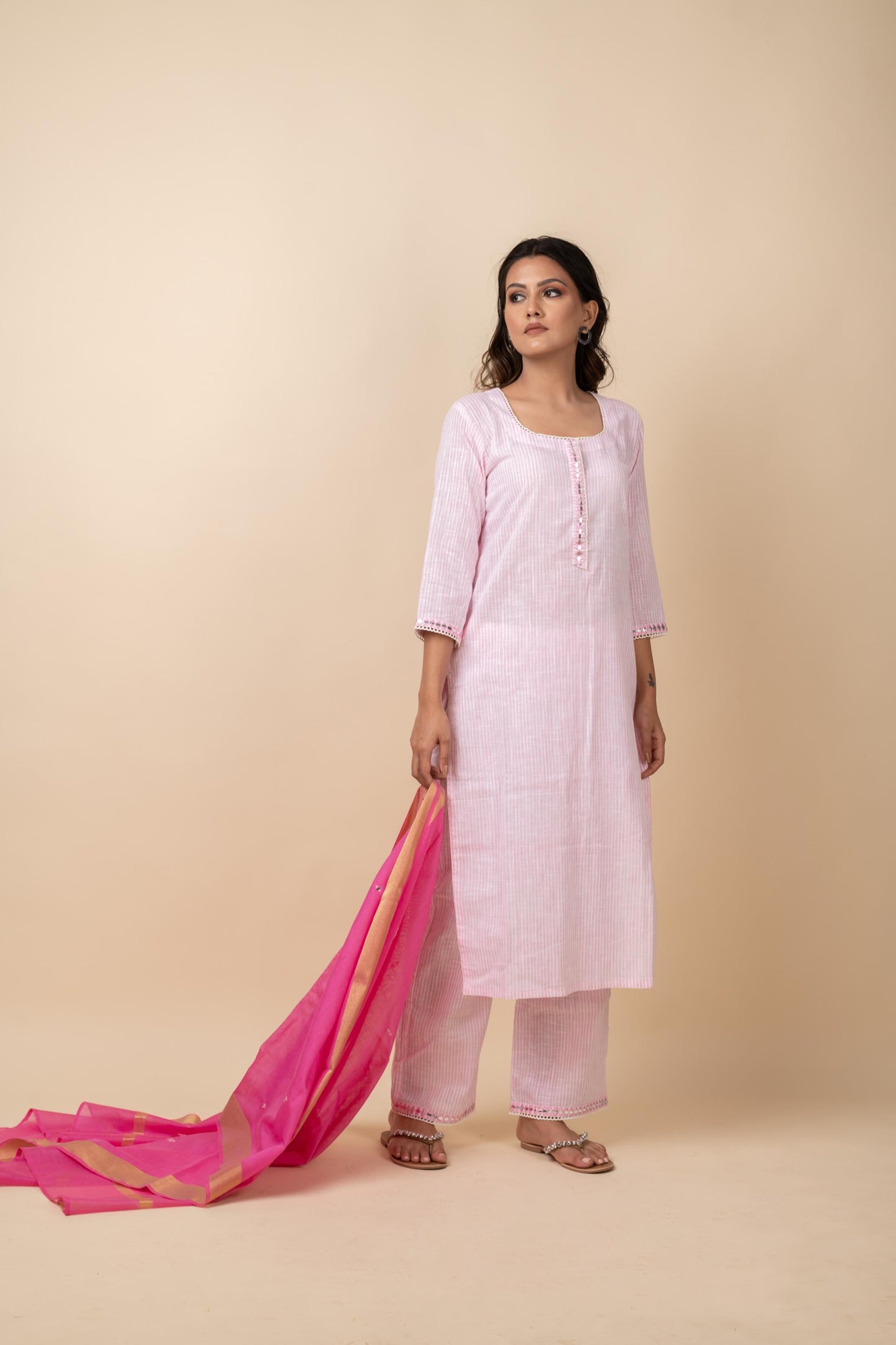 PINK SALLI SUIT SET