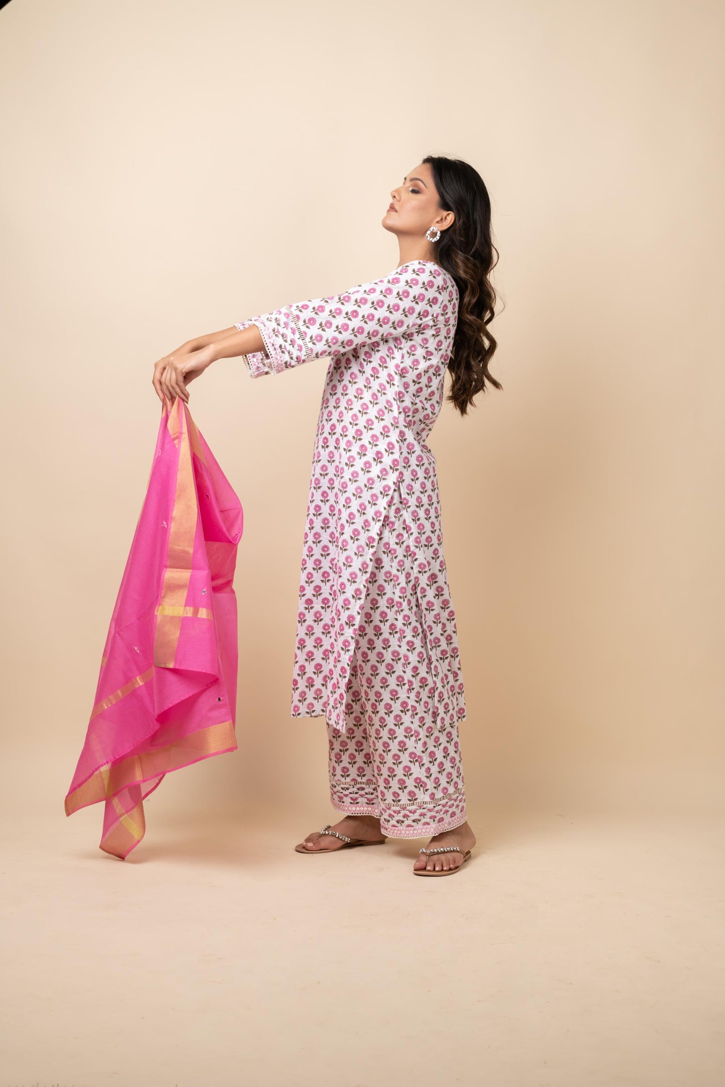 PINK BUTTI SUIT SET