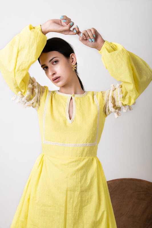 YELLOW SUMMER DRESS